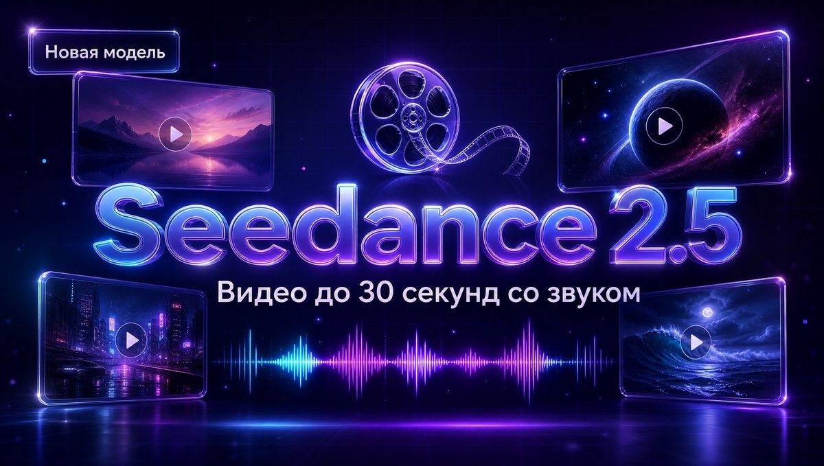 Seedance 2.5: обзор нейросети ByteDance - ролики до 30 секунд, цены и первый тест